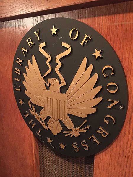 Seal of the Library of Congress.