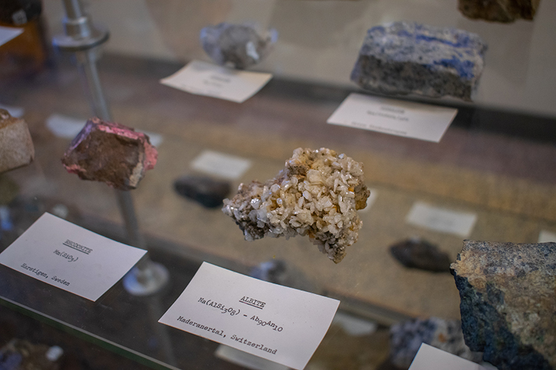 Geology Museum displays