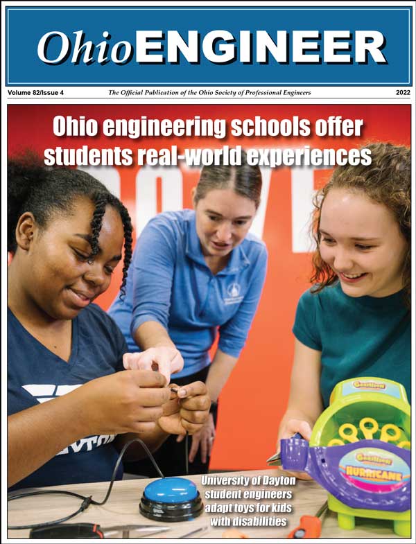OhioEngineer Features University of Dayton School of Engineering Kim Bigelow, Jordan Wilson and Bridget Gerber