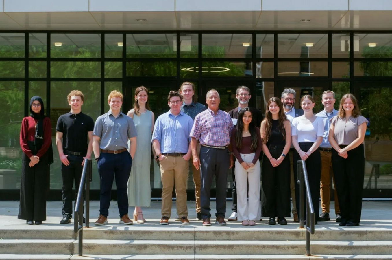 This image is of the 2023 summer cohort of Berry Summer Thesis Institute students. 