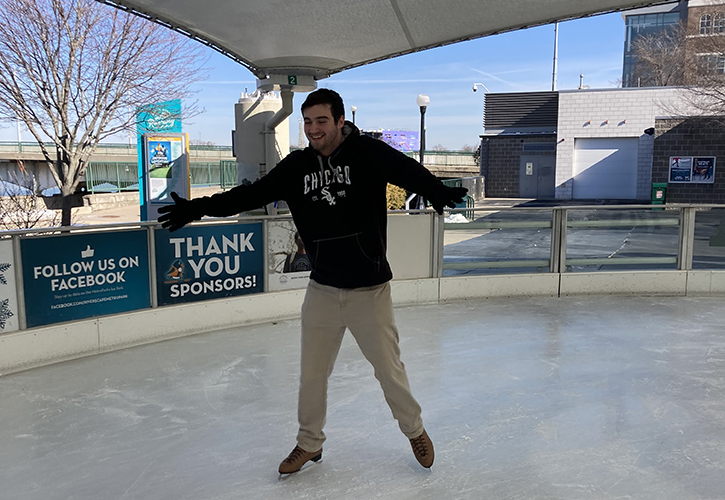 BEES ice skating