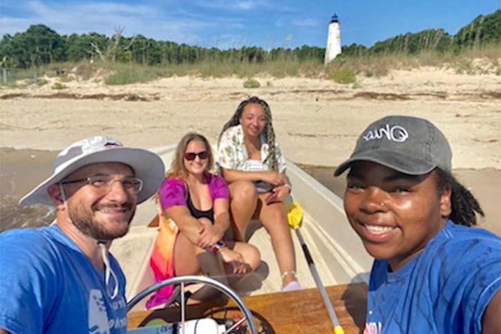 University of Dayton students participating in an Ethos Center immersion project in South Carolina. Courtesy: JaiVianna Harris
