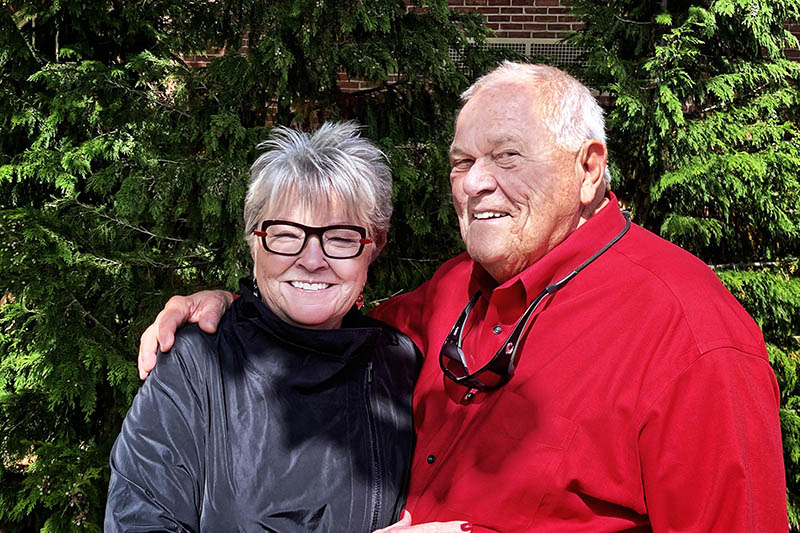 Bob Higdon ’62 and his wife, Merle