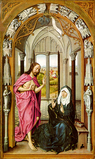Christ Appearing to the Virgin by Roger van der Weyden