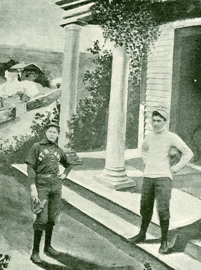 Victor “Biff” Schlitzer in 1904 (left) as manager.
