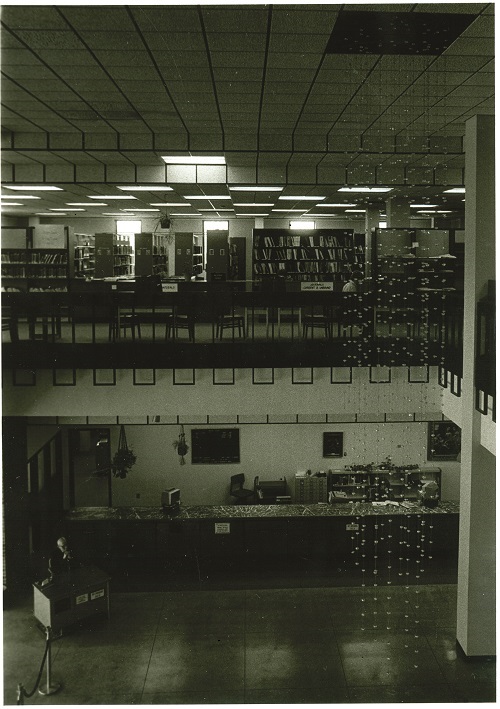Photo of Roesch Library lobby