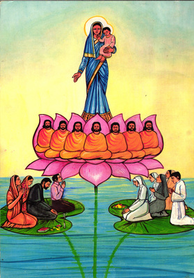 Santa Maria dei Servi postcard (India). 