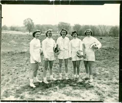 Women's fencing team (undated)