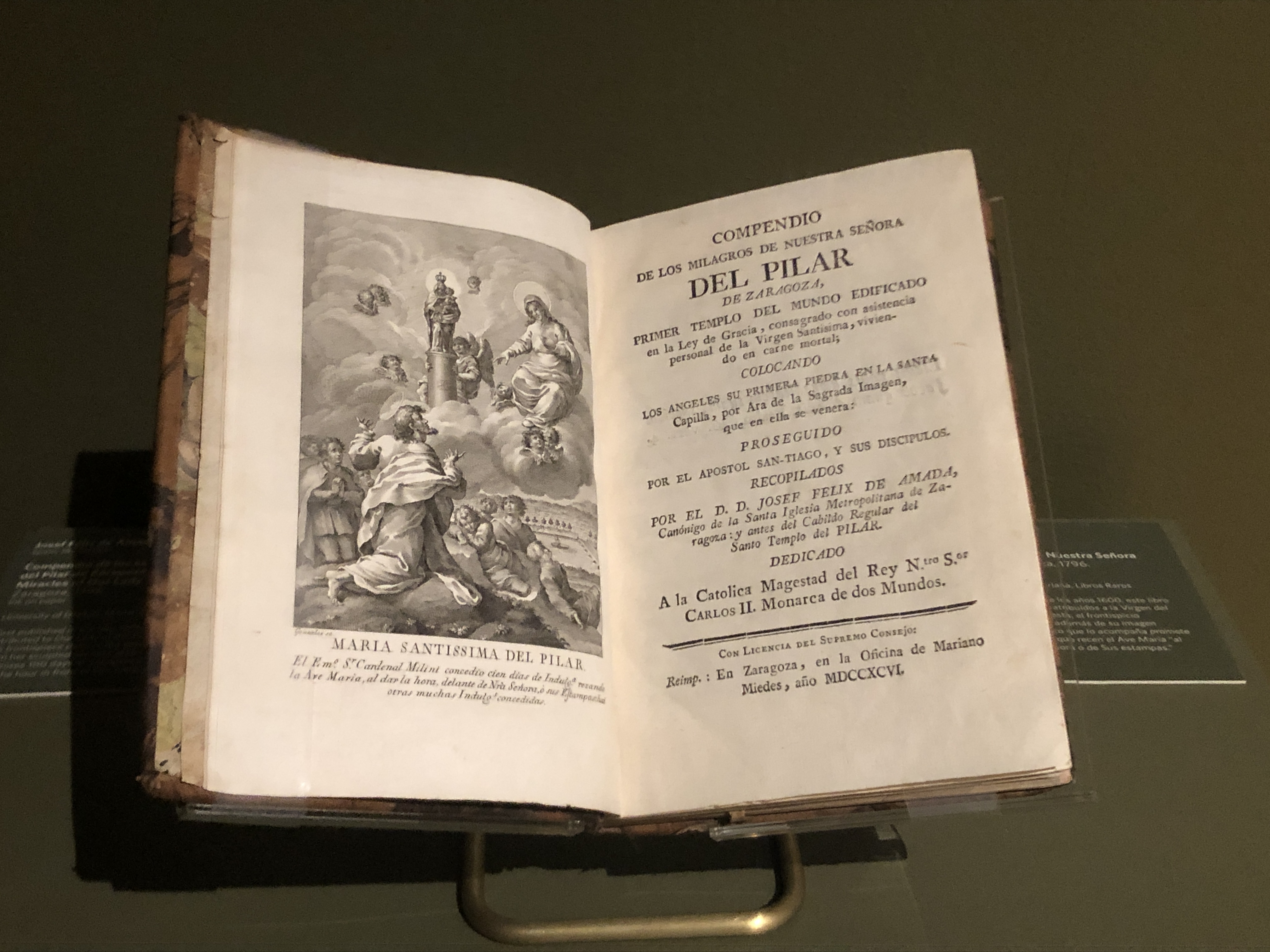 rare book on display