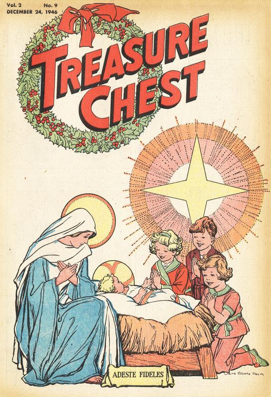 Cover of Treasure Chest. Vol. 6, No. 2, October 12, 1950. U.S. Catholic Special Collection.