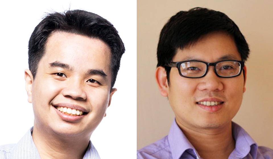 Headshots of Tam Nguyen and Phu Phung