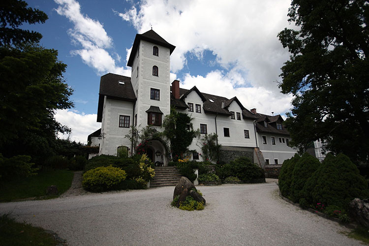 The Schloss (Castle) Thannegg-Moosheim in the Austrian Alps has had renovations to make it more energy efficient.  It also makes use of sustainable energy sources. Photos by Ewald Gabardi.