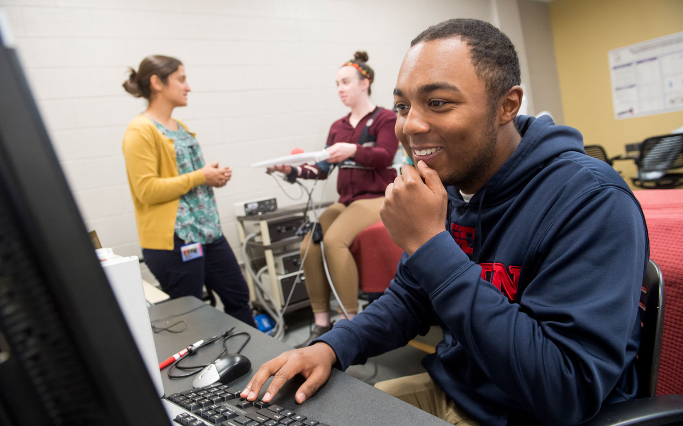 Students conduct research with faculty.
