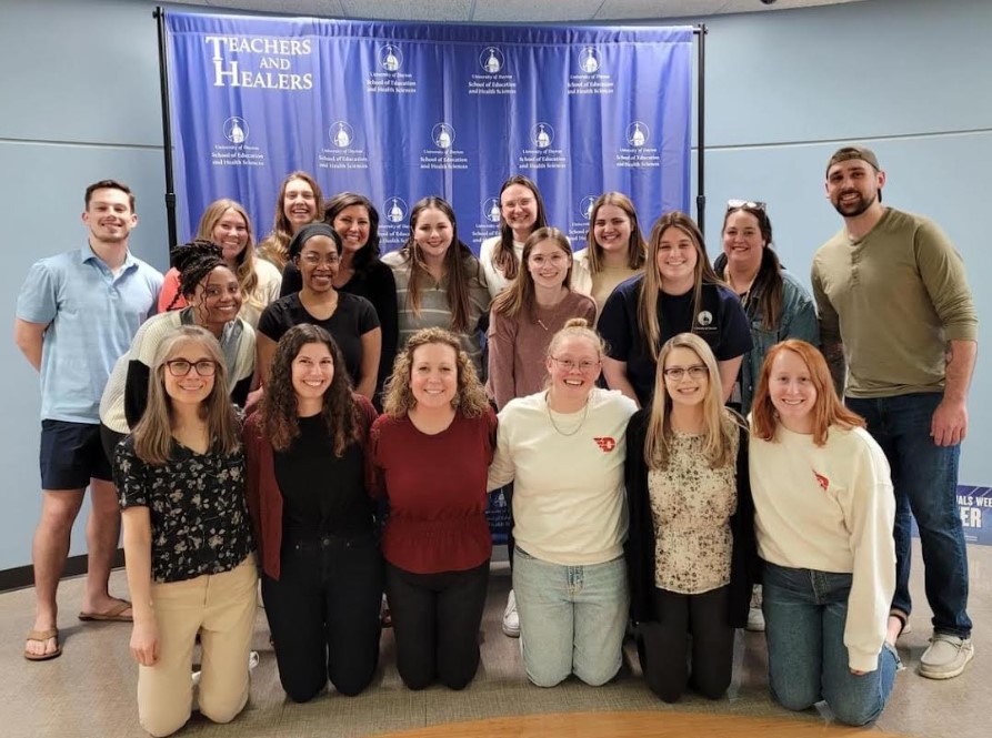 Group photo of School Psychology students at the University of Dayton 2023
