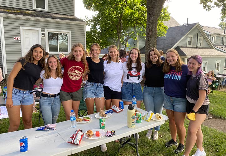 University of Dayton Women in Science and Engineering Integrated Living-Learning Community Cookout