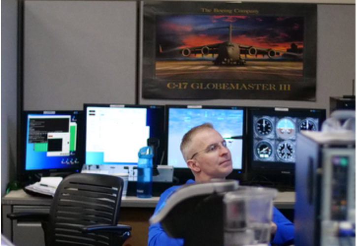 IT Flies international flight simulation competition, April 23, University of Dayton Flight Simulation Lab