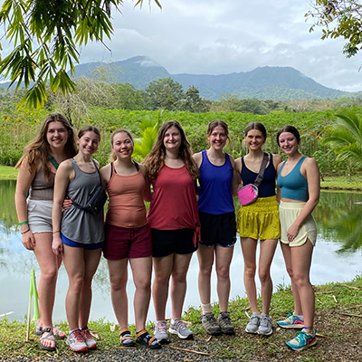 A group photo from Costa Rica trip.
