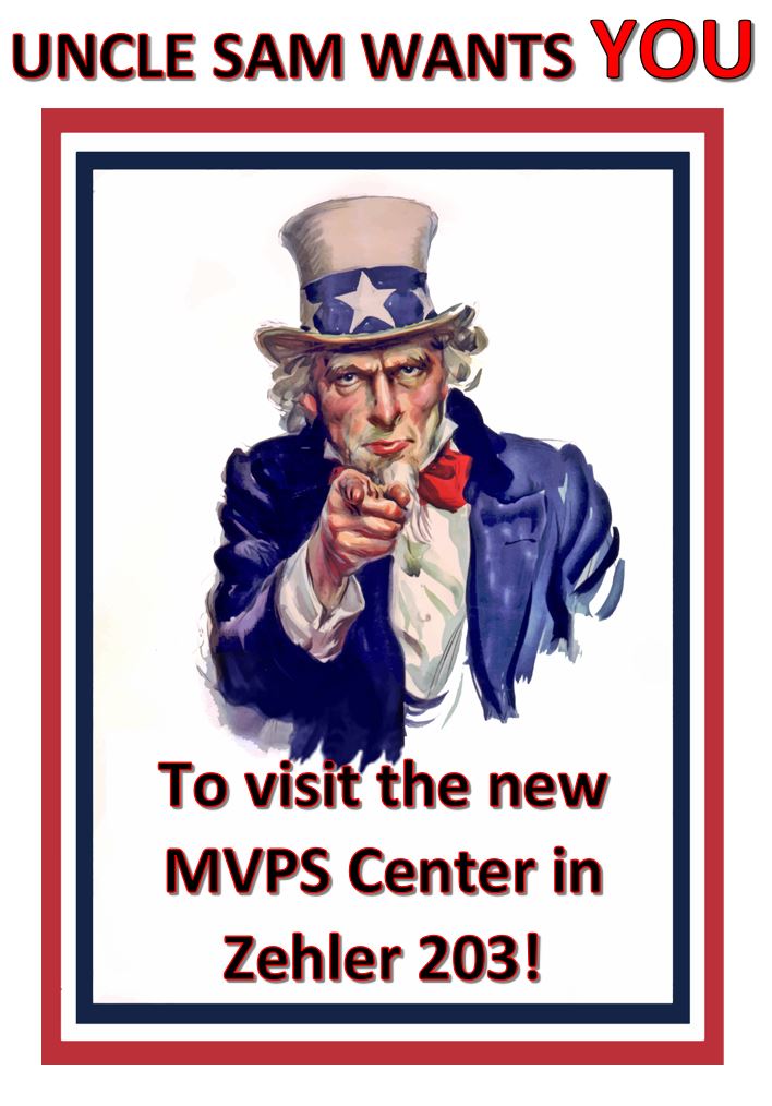 Uncle Same Wants you to visit the new MVPS Center!