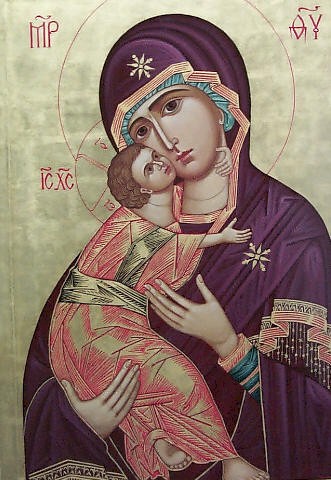 The Holy Virgin Eleussa, Tatiana Grant, icon