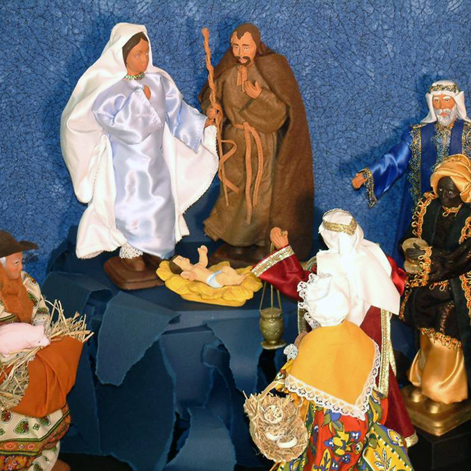 nativity set from France