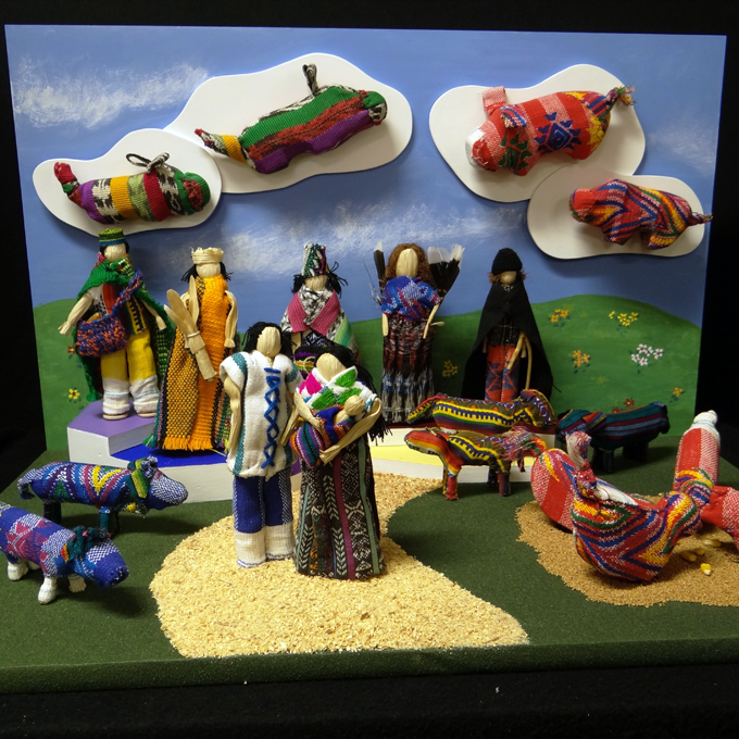 Guatemala nativity set