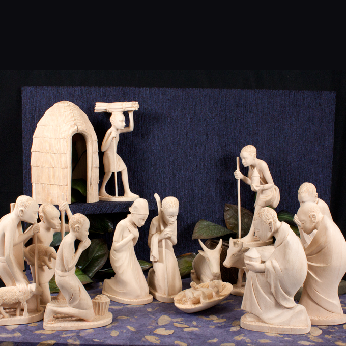Nativity set from Rwanda