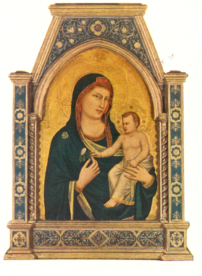 GIOTTO, 1267?-1336/37,  MADONNA AND CHILD, 1320-30, Washington, D.C.: National Gallery of Art