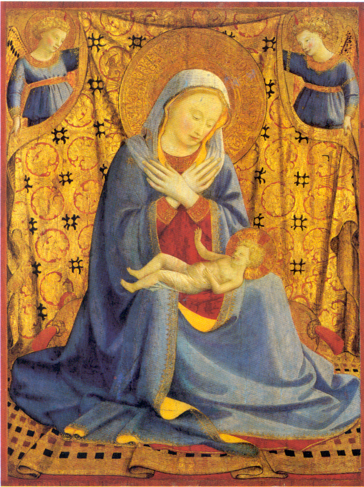 ANGELICO, FRA, 1378-1455,  MADONNA OF HUMILITY, 1430-1435, Washington, D C.:National Gallery of Art