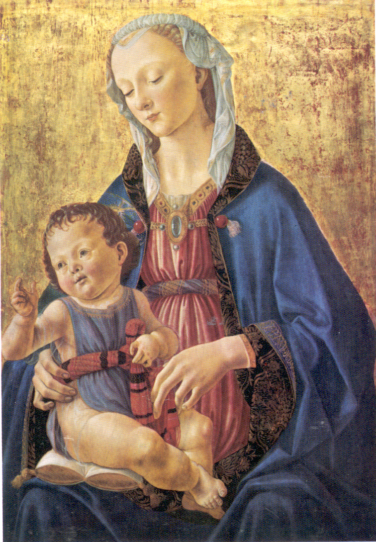 GHIRLANDAIO, DOMENICO, 1449-1494,  MADONNA AND CHILD, ca. 1470, Washington, D.C.: National Gallery of Art