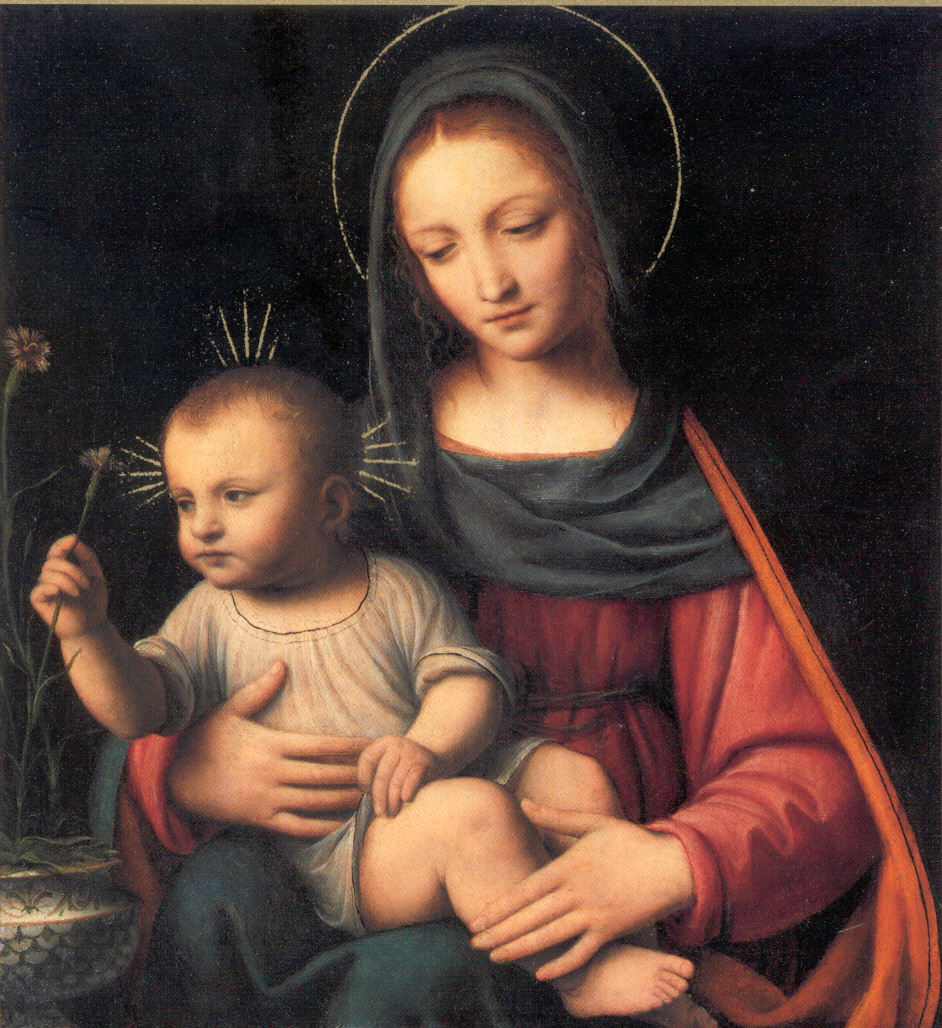 LUINI, BERNARDINO, 1480/90-1532,  MADONNA OF THE CARNATION, ca. 1515, Washington, D.C.: National Gallery of Art