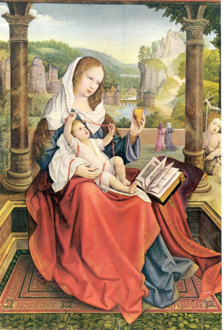 VAN ORLEY, BERNART, 1492?-1541,  MADONNA AND CHILD, Madrid, Spain: The Prado