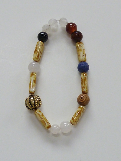 photograph of a Lutheran rosary from the Marian Library rosary collection
