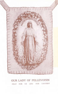 Scapular with image of Our Lady of Pellevoisin