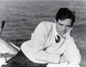 Black and white photograph of Pier Paolo Pasolini