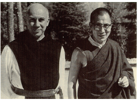 Thomas Merton and the Dalai Lama, 1968