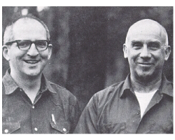 Br. Patrick Hart and Thomas Merton on September 9, 1968