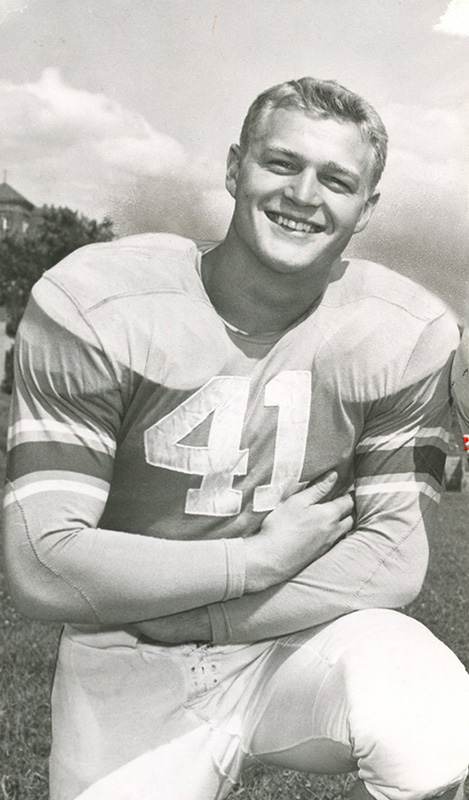 Chuck Knoll in his University of Dayton jersey