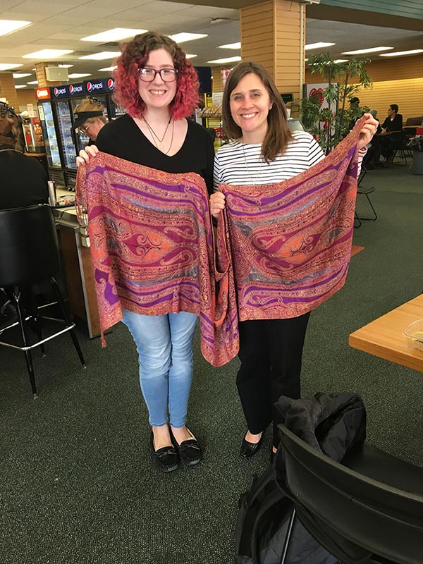 Sisterhood of the Traveling Scarf helps foster a closeness and connectedness with women on campus.