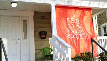 KD front porch and sheet sign