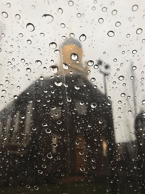 A rainy day at UD.
