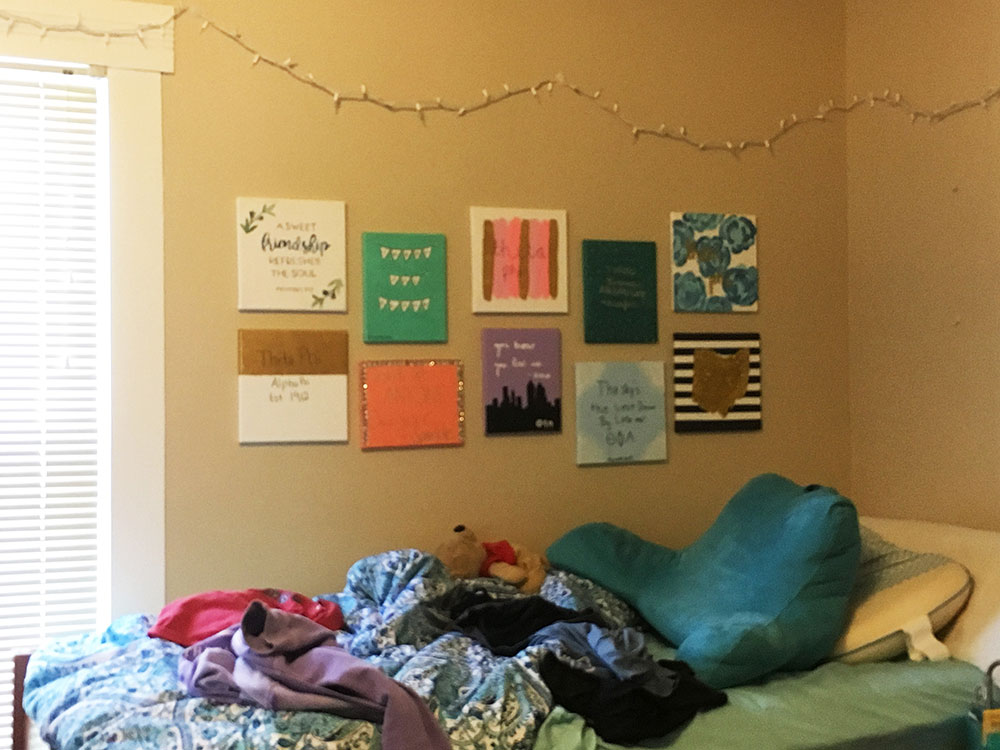 student dorm room