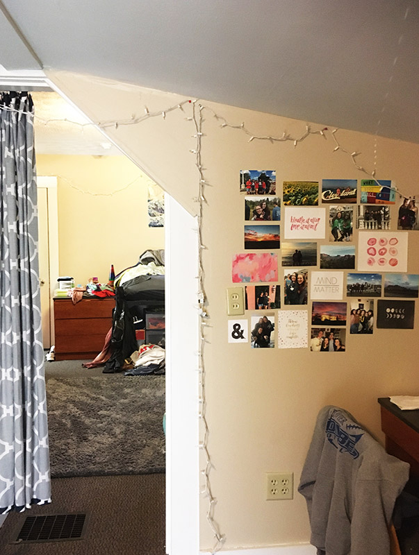 student dorm room
