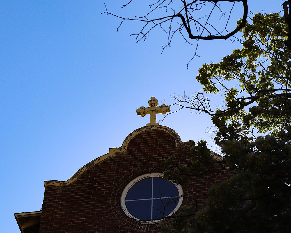 A Cross atop St. Mary's