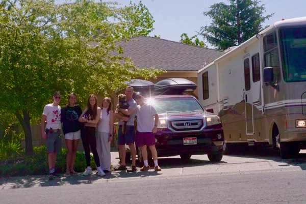 The family with their RV