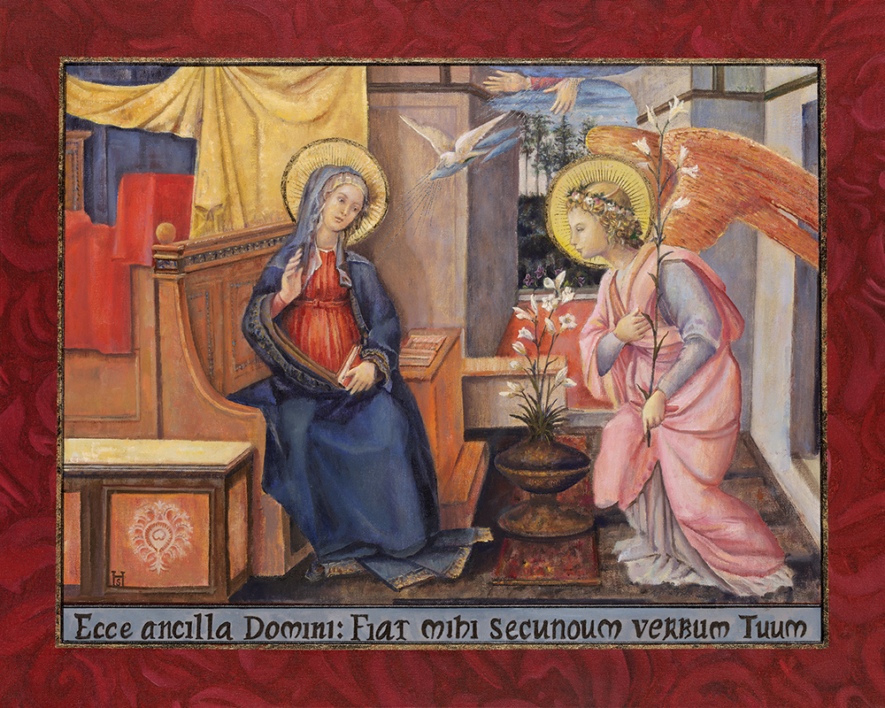 painting of the Annunciation