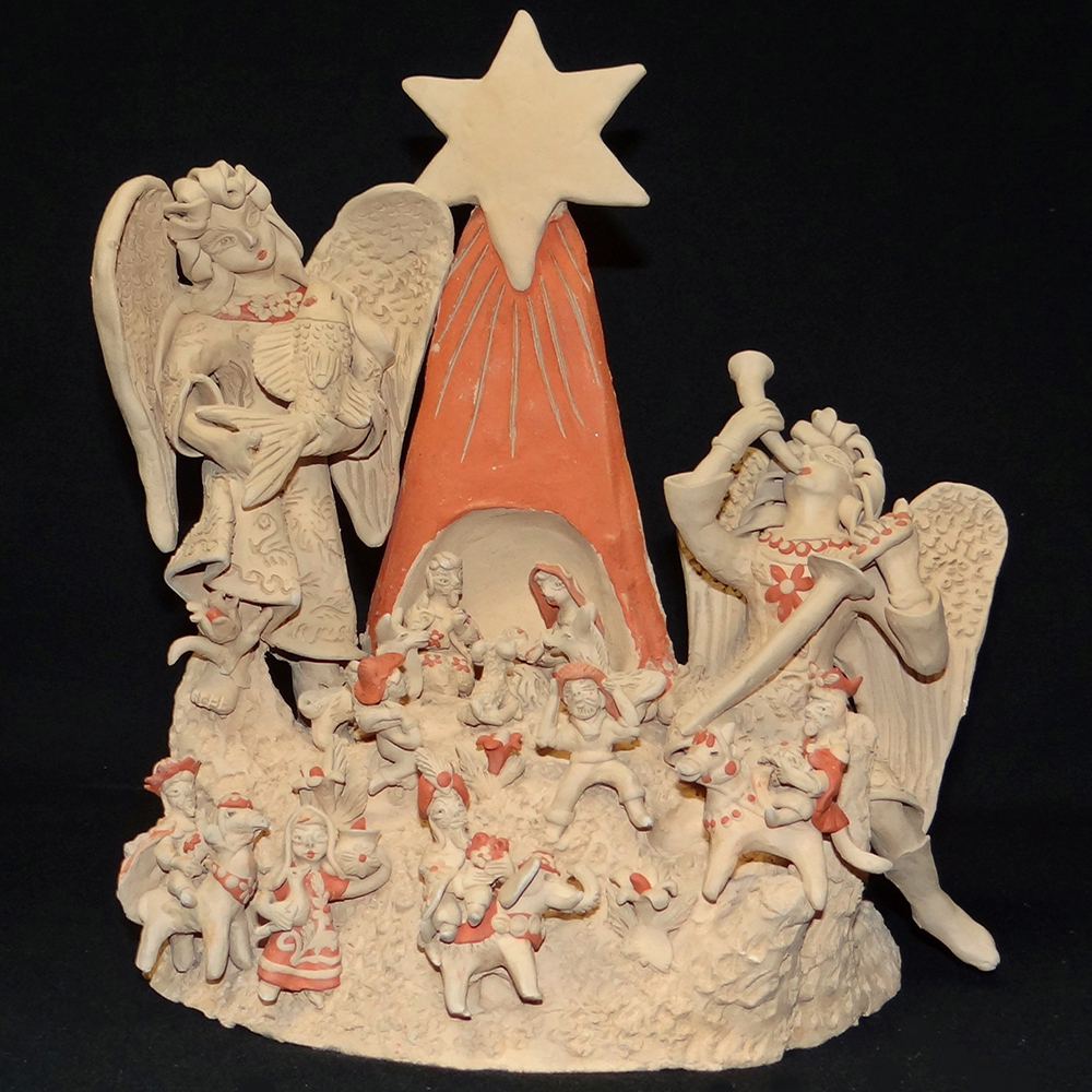 "Mythological Nativity" by Angélica Vásquez Cruz