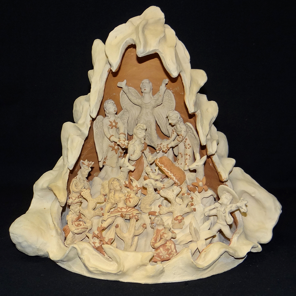 "Cave Nativity" by Angélica Vásquez Cruz