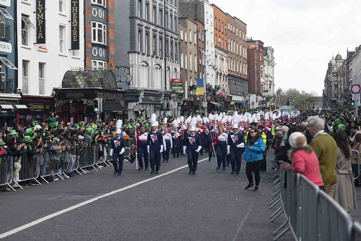 Pride of Dayton marches in the St. Patrick's Day parade in Dublin.