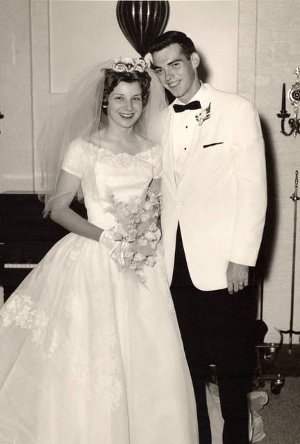Martha and Edgar Doyle's wedding photo.