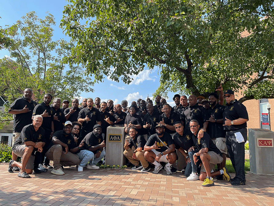 Members of the Alpha Phi Alpha Fraternity from the Class of 1967 to now